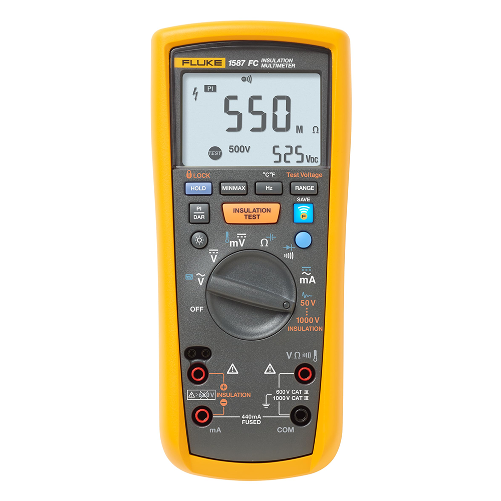 multímetro digital de aislamiento 2 en 1 de alto rendimiento Fluke 1578 FC